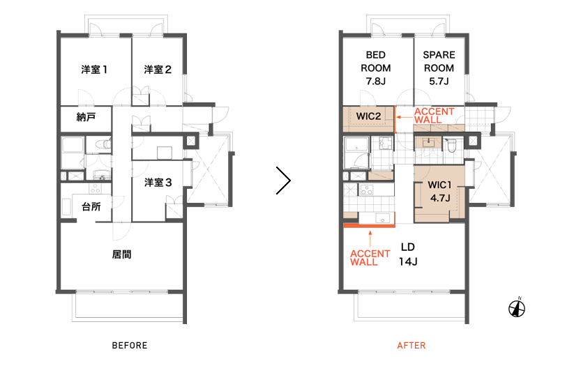 img_rp 830 DRESSY| 間取り|東京都リノベーションをリーズナブルに|nu【エヌユー】|東京都