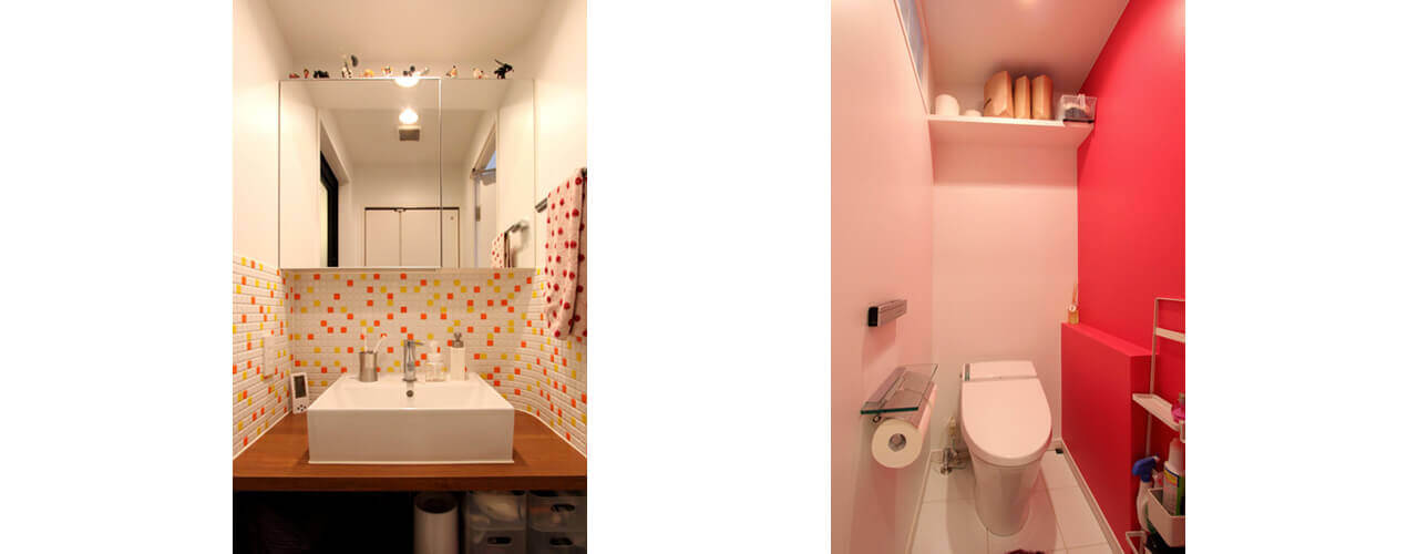 リノベ後の暮らし「MIAMI」洗面とトイレ