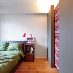 リノベ事例「SIMPLE×モルタル」寝室